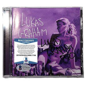 Lukas Graham Signed 3 (Purple Album) CD Booklet Cover Beckett Autograph Album
